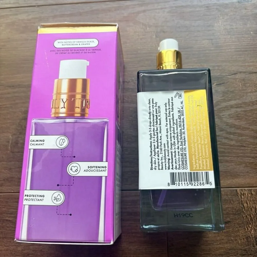 Truly Beauty Glazed Donut After Shave Oil Jumbo Size 189ml